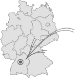 Lage von Leonberg